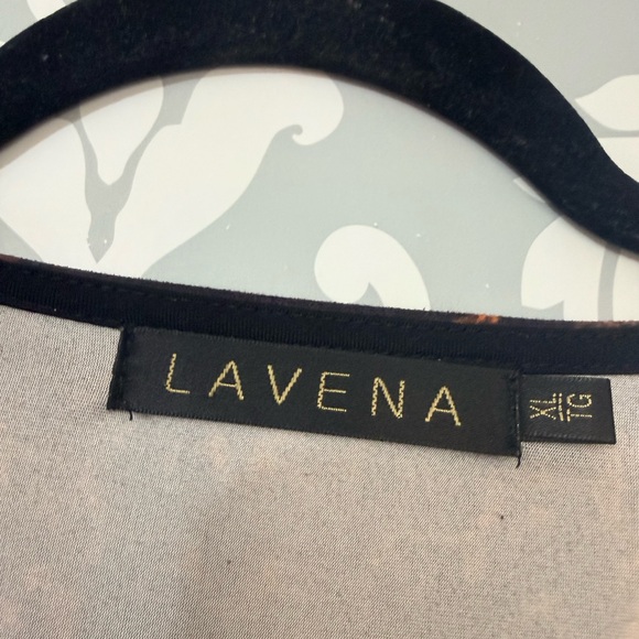 4/$25 • Lavena Multi Coloured 3/4 Sleeve Cowl Neck Tunic Top - Picture 5 of 5